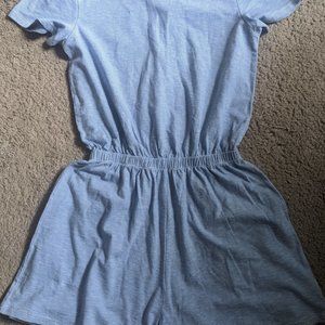 AE Blue stripe Romper (XXS)